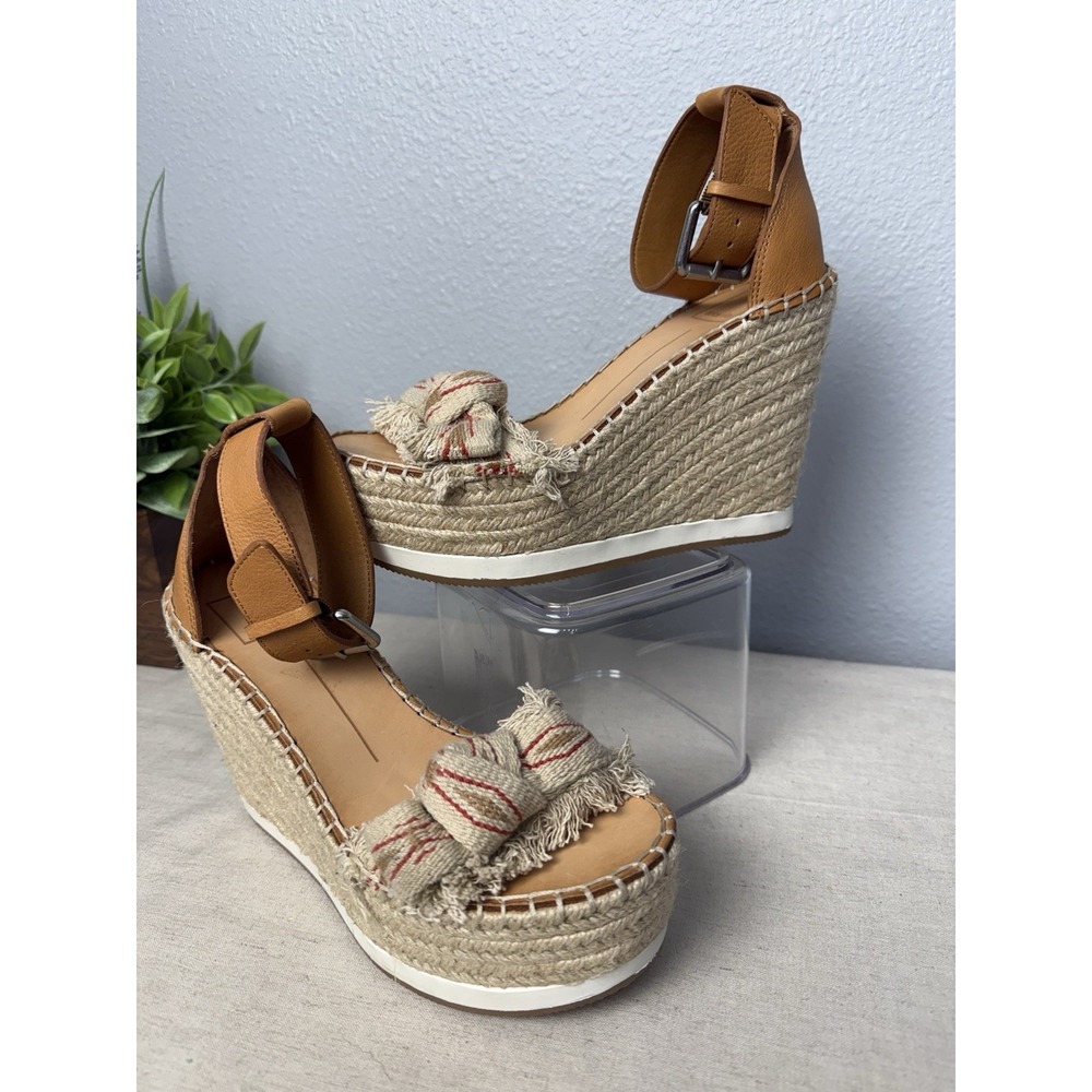 DOLCE VITA Sanah ESPADRILLE WEDGE SANDAL Sz 6